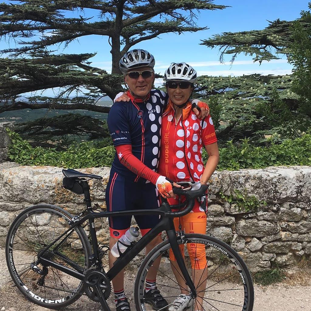 Men's Dots Cycling Jersey - Navy/Melon – Dude Girl